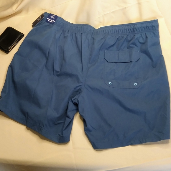 GEORGE Blue Big Men's Classic Board Shorts - Picture 3 of 5